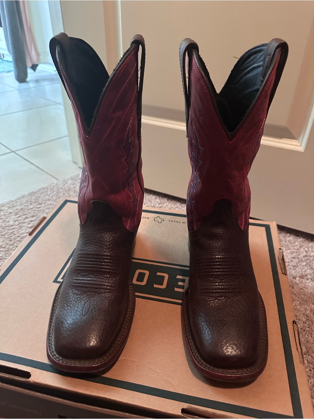 Tecovas The Doc Bison Leather Boots